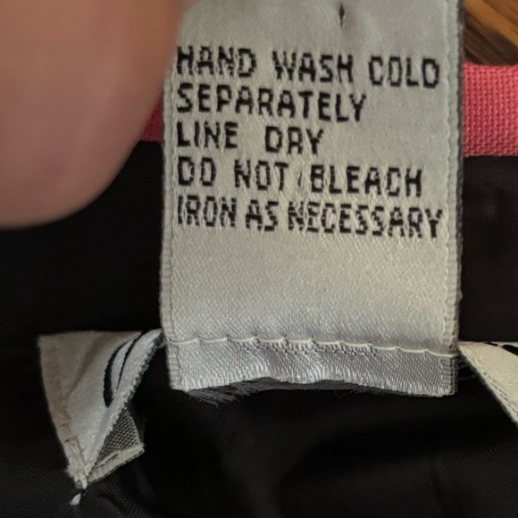 Jennifer Eden Two Piece Linen Like Black & Pink Blazer & Sleeveless Top Size 6 - Picture 3 of 15